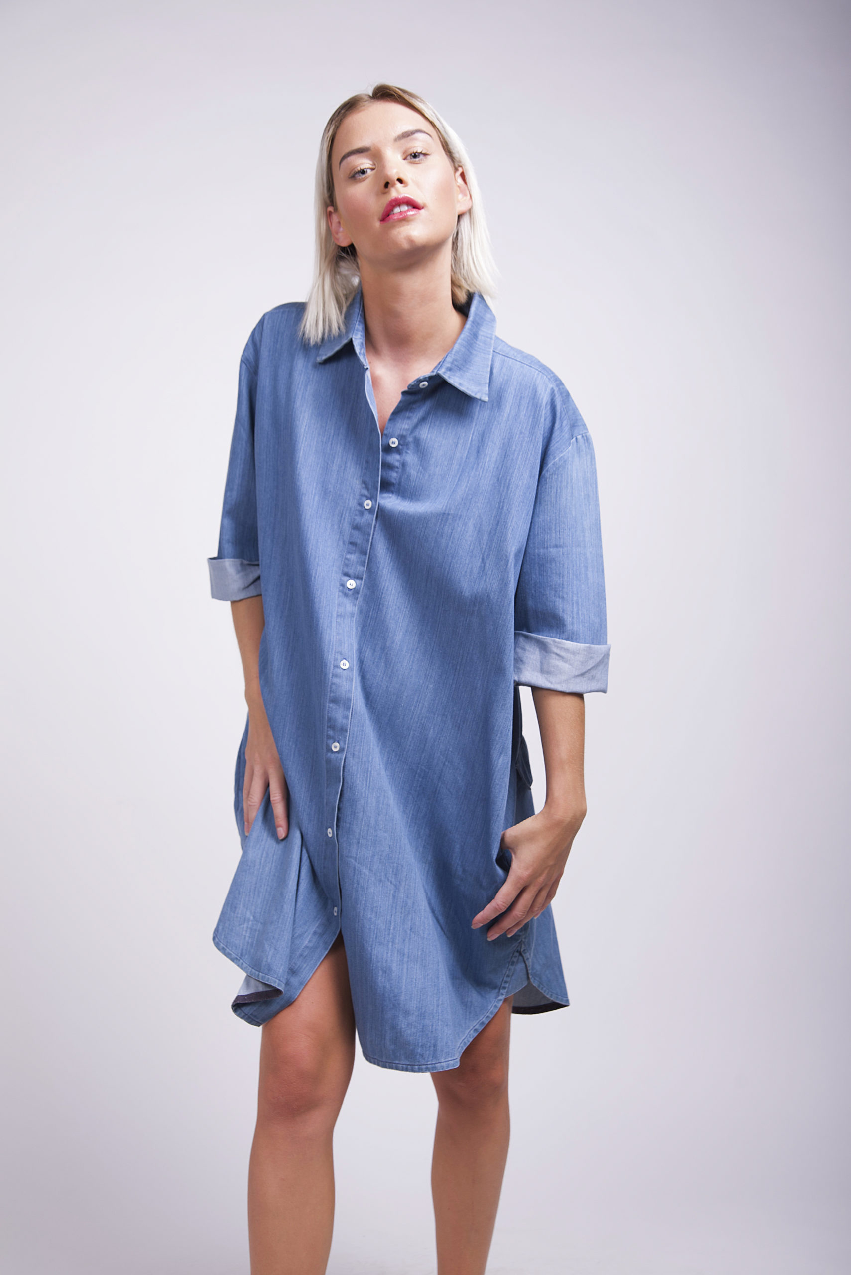 Damart Robe denim léger Robe Femme Bleu (Denim Chambray 08185) 36 (Taille  fabricant:36) : : Mode
