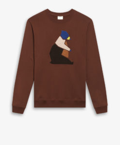 Alternative view of BEAR BLOCK TERRY SWEAT